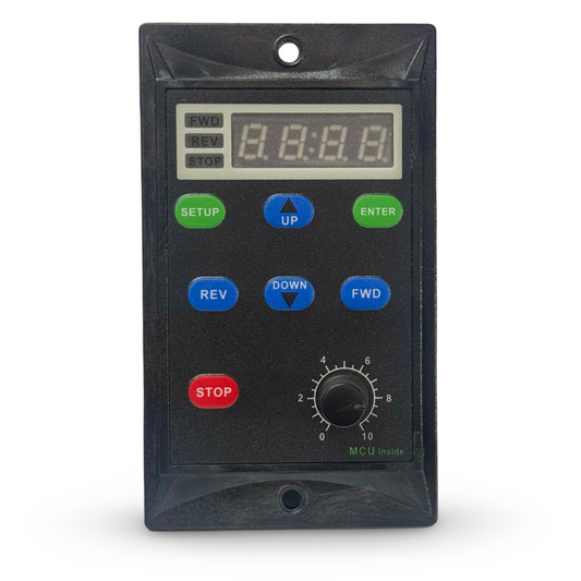 Motorreductor + variador flecha hueca 200W, 106-33 rpm, 110v