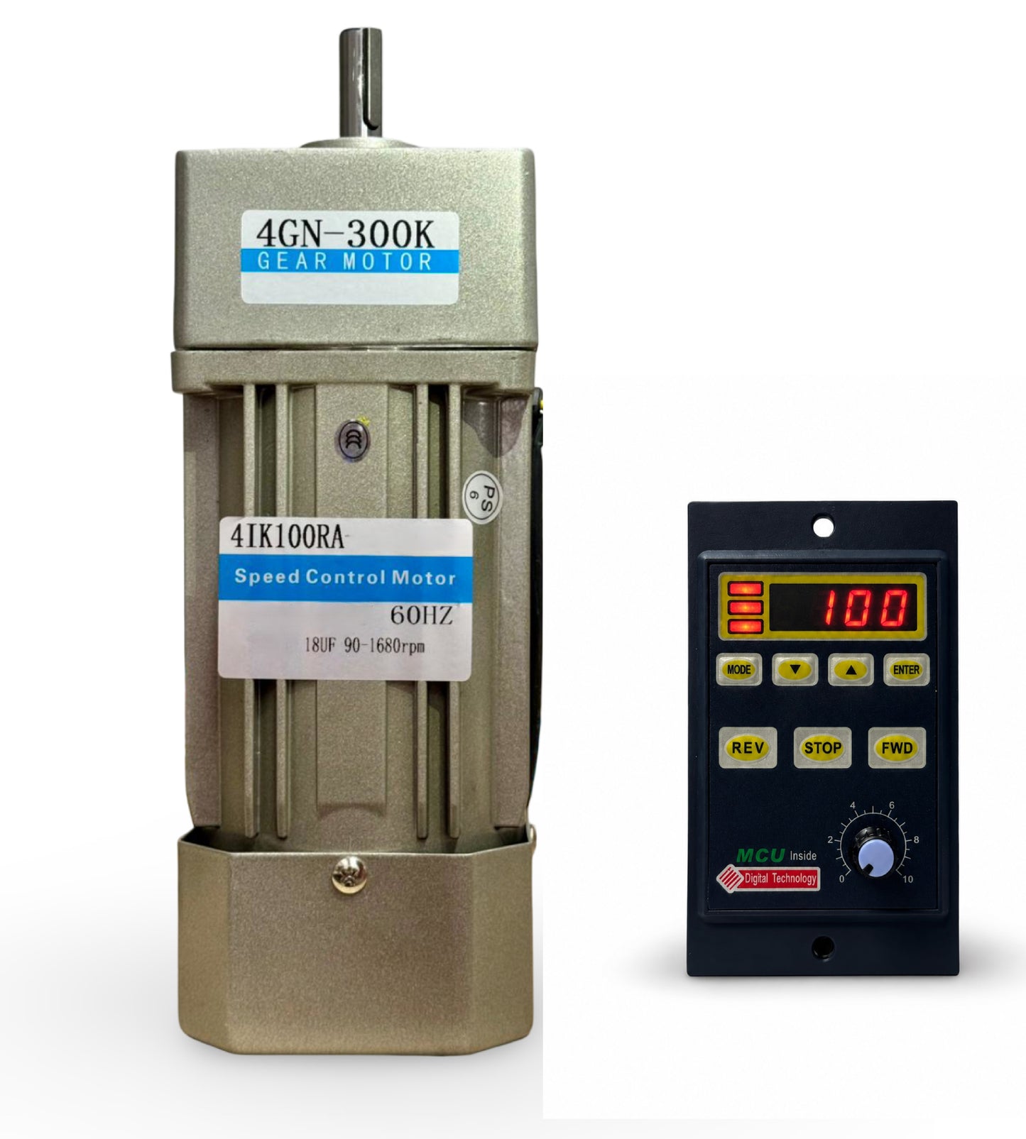 Motorreductor + control velocidad 30W, 110v, 560rpm