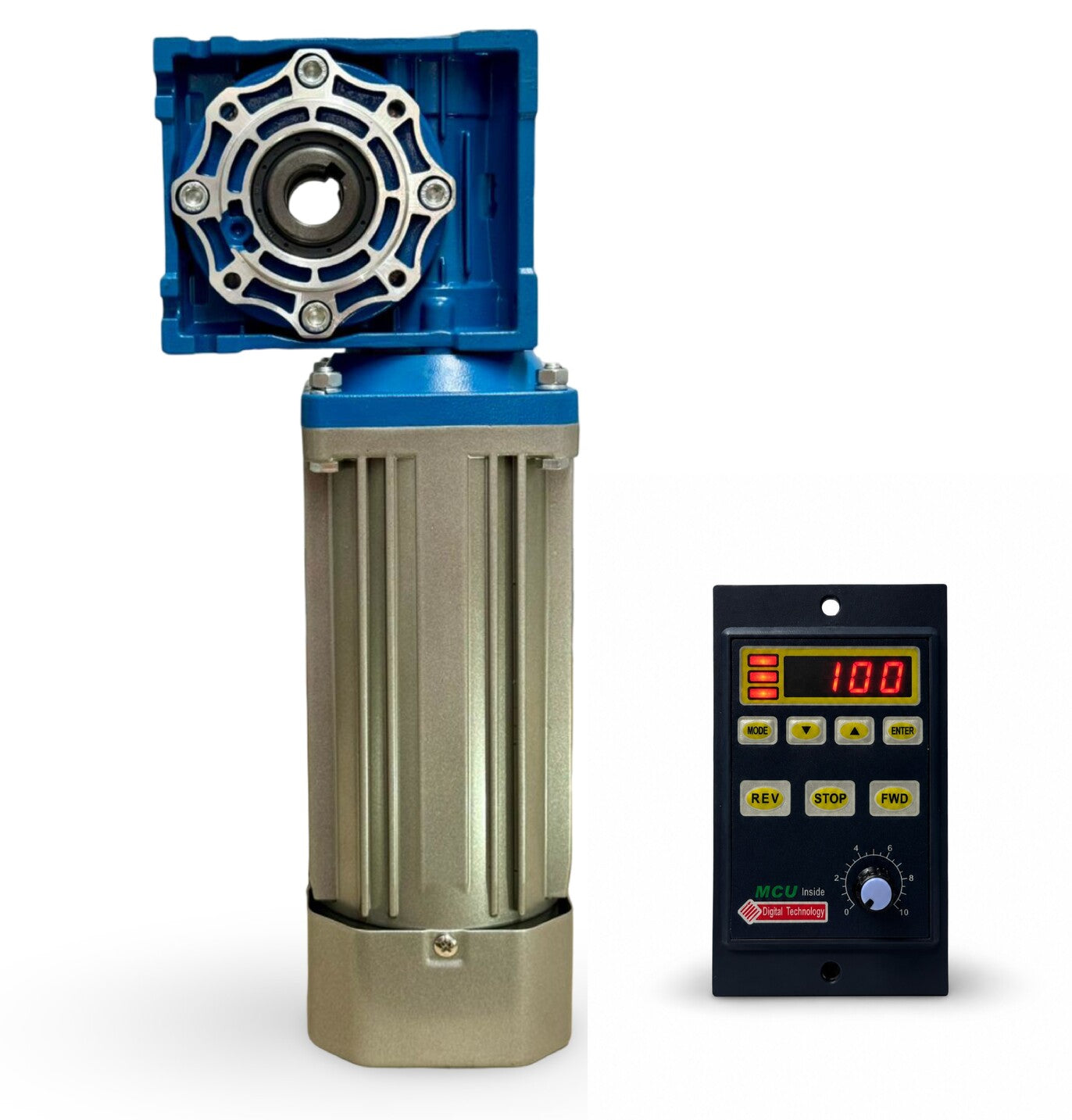 Motorreductor eje hueco + control velocidad 370W, 110v, 34rpm