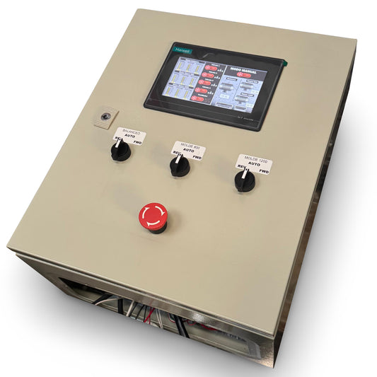 Sistema control para máquina de rotomoldeo balanceo y rotación inteligente touch