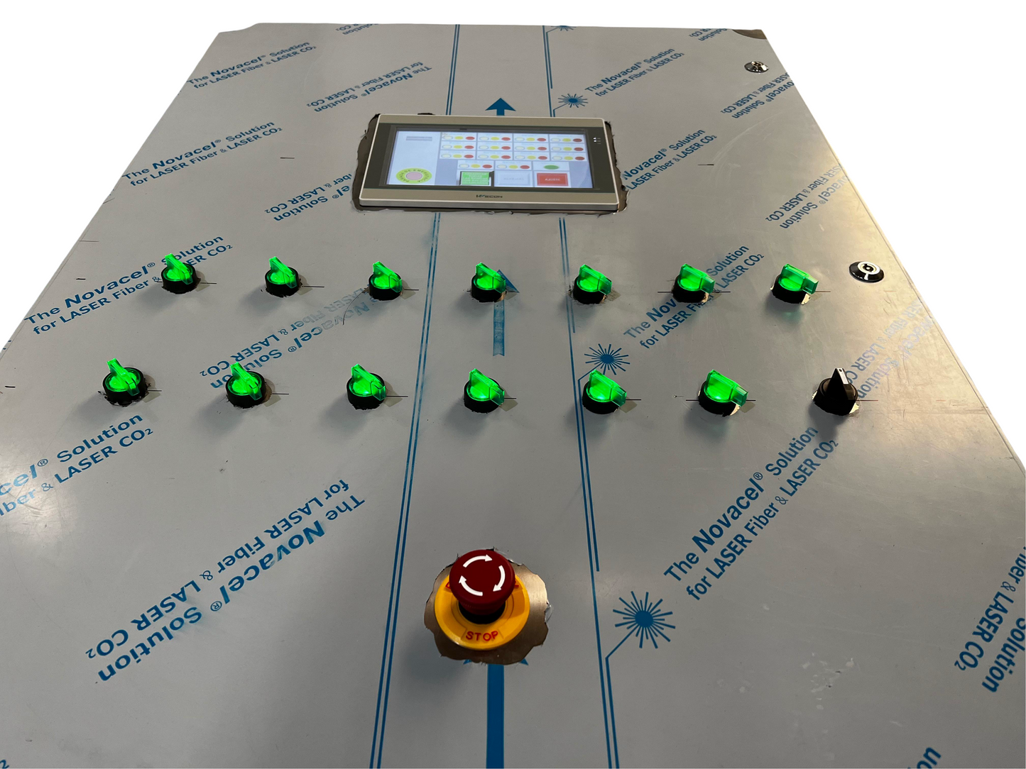 Sistema control de motores inteligente con HMI, alarmas y control remoto