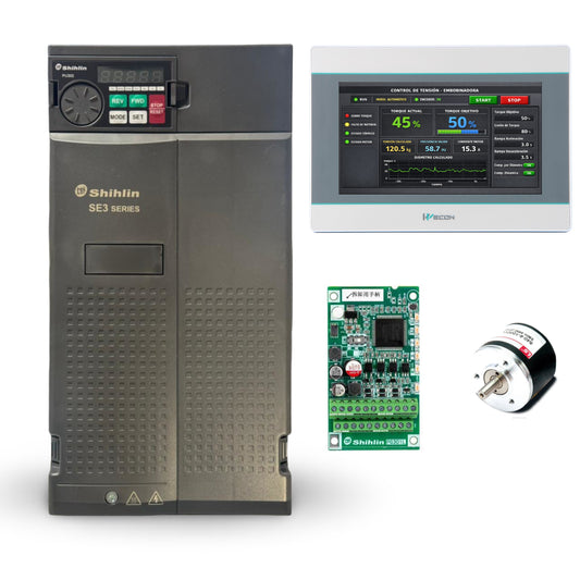 Sistema control de torque y tersion avanzado para embobinadoras