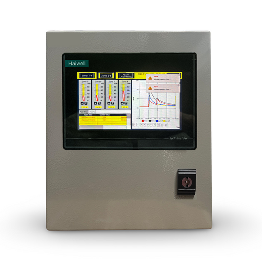 Registrador de temperatura tipo J/K monitoreo por app/wifi y exporta Excel