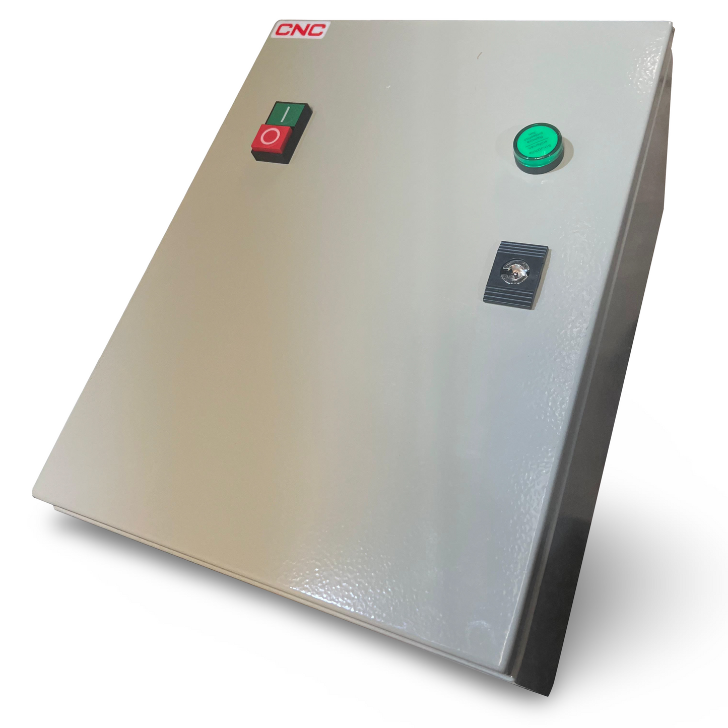 Gabinete con variador de velocidad para motor trifásico + controles en panel