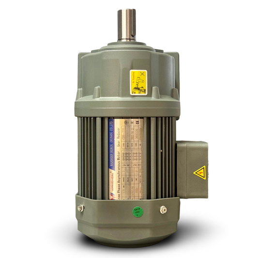 Motorreductor industrial trifásico 750W, 18 rpm, 100:1, 220/440v