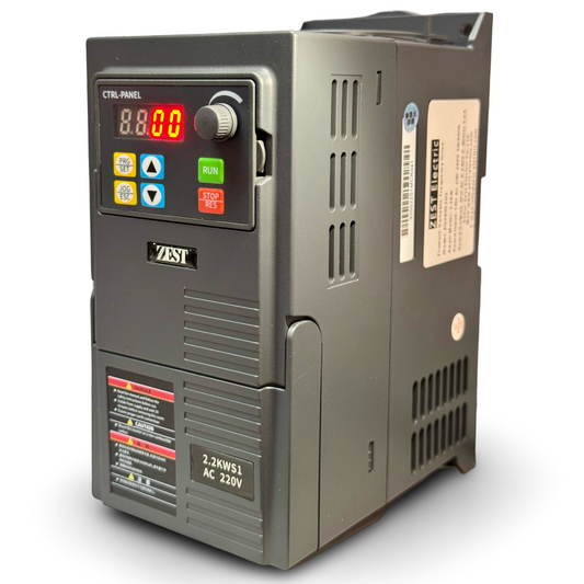 Variador de frecuencia panel solar o bifásico 1HP, 220v